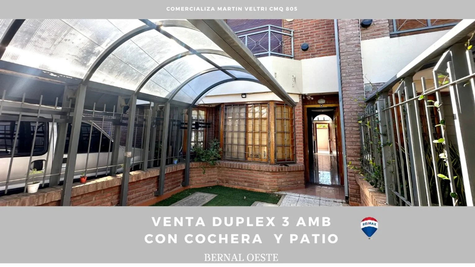 Dúplex de 3 ambientes en venta en Bernal Oeste, Ameghino 1100