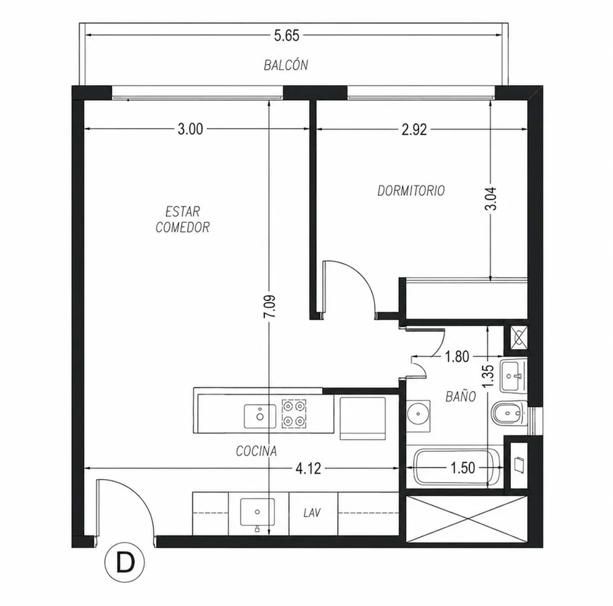 Departamento de 2 ambientes en venta en Mataderos, Martiniano Leguizamón 1600, foto 3