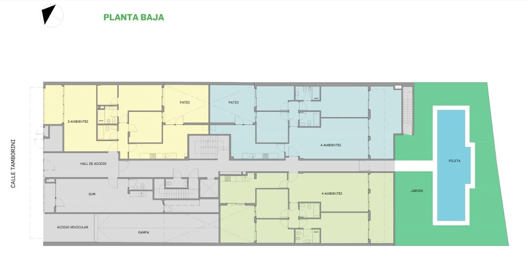Departamento de 3 ambientes en venta en Villa Urquiza, José Pascual Tamborini 4600, foto 2