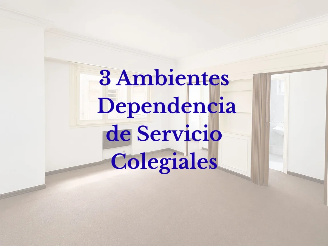 Departamento de 3 ambientes en venta en Colegiales, Delgado 800
