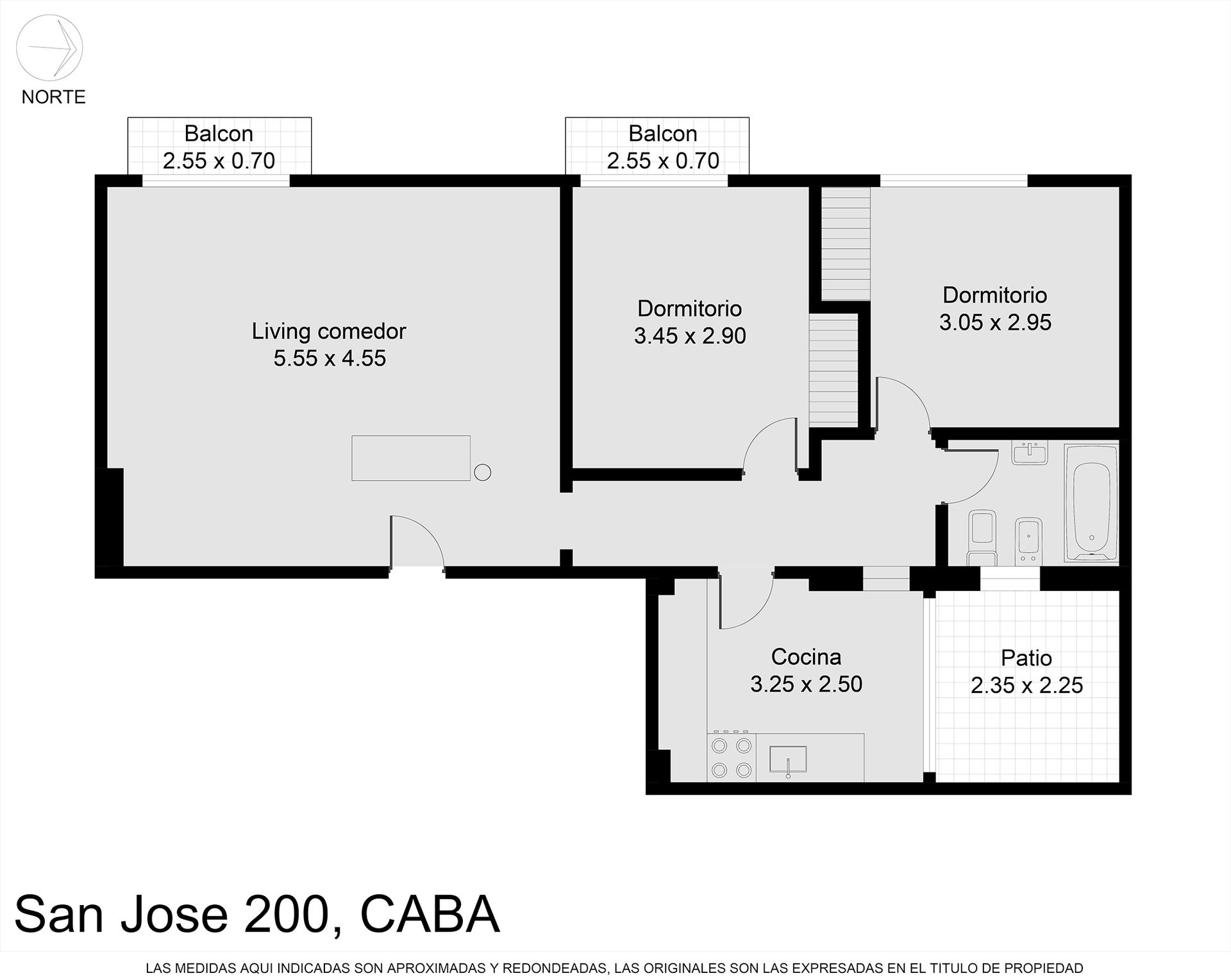 Foto 6 — Depto Venta Monserrat 3 ambientes Balcon y Patio