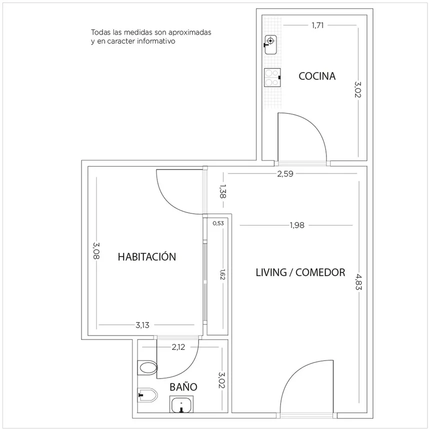 Departamento de 2 ambientes en venta en Villa del Parque, Argerich 3100, foto 2