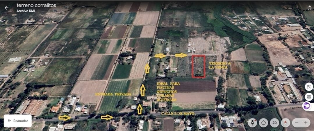 Lote en venta Los Corralitos Gllen calle 2 de Mayo