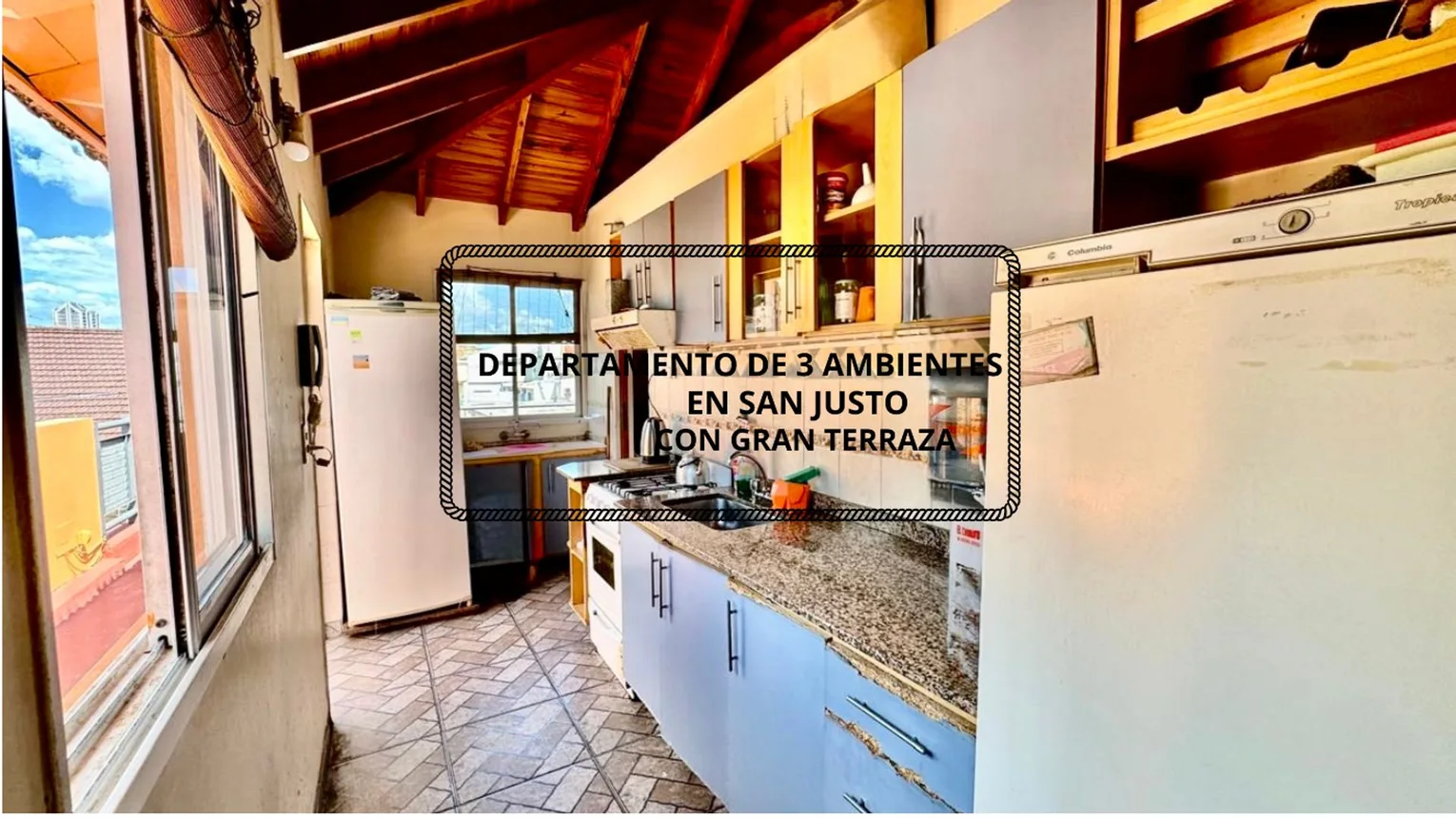 Departamento de 3 ambientes en venta en San Justo, Paez 2500