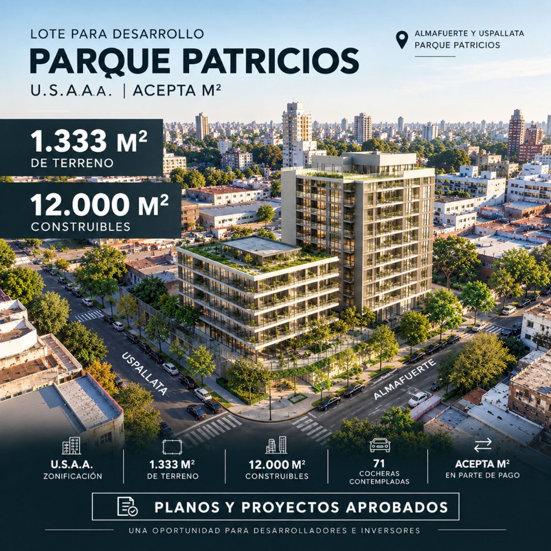 LOTE PARQUE PATRICIOS U.S.A.A. PLANOS APROBADOS