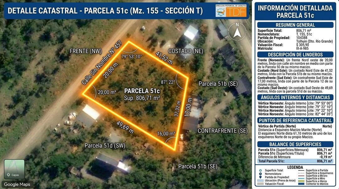 POTENCIAL LOTE A METROS DEL LAGO FAGNANO