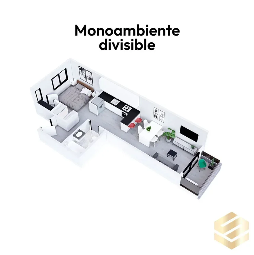 Venta departamento 2 amb a estrenar en almagro, foto 3