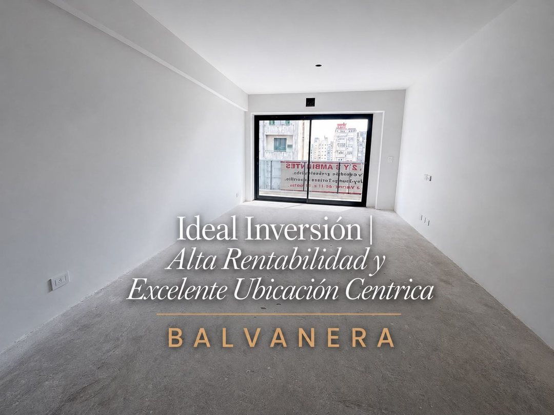 DEPARTAMENTO MONOAMBIENTE VENTA BALVENERA BALCON