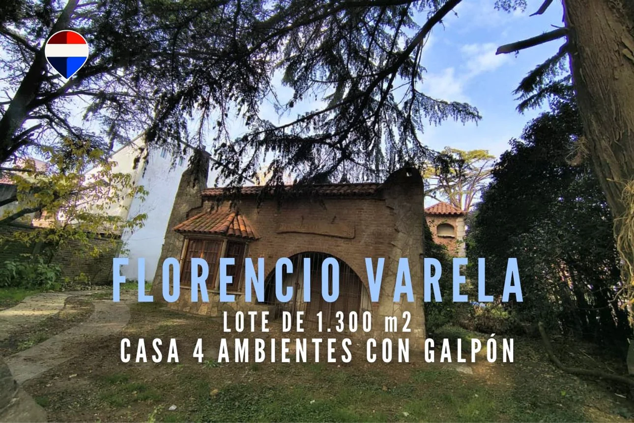 Casa de 4 ambientes en venta en Florencio Varela, Libres del Sud 1800