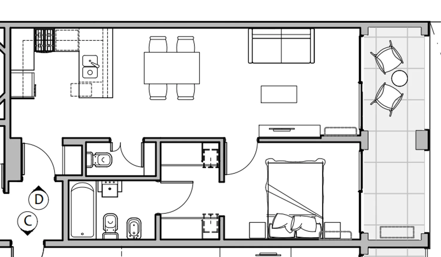 Depto 2 amb en suite en venta - nov 26 - almagro, foto 2