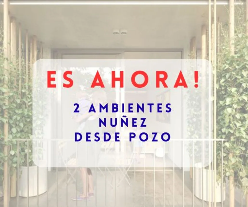 Departamento de 2 ambientes en venta en Núñez, Nuñez 2300