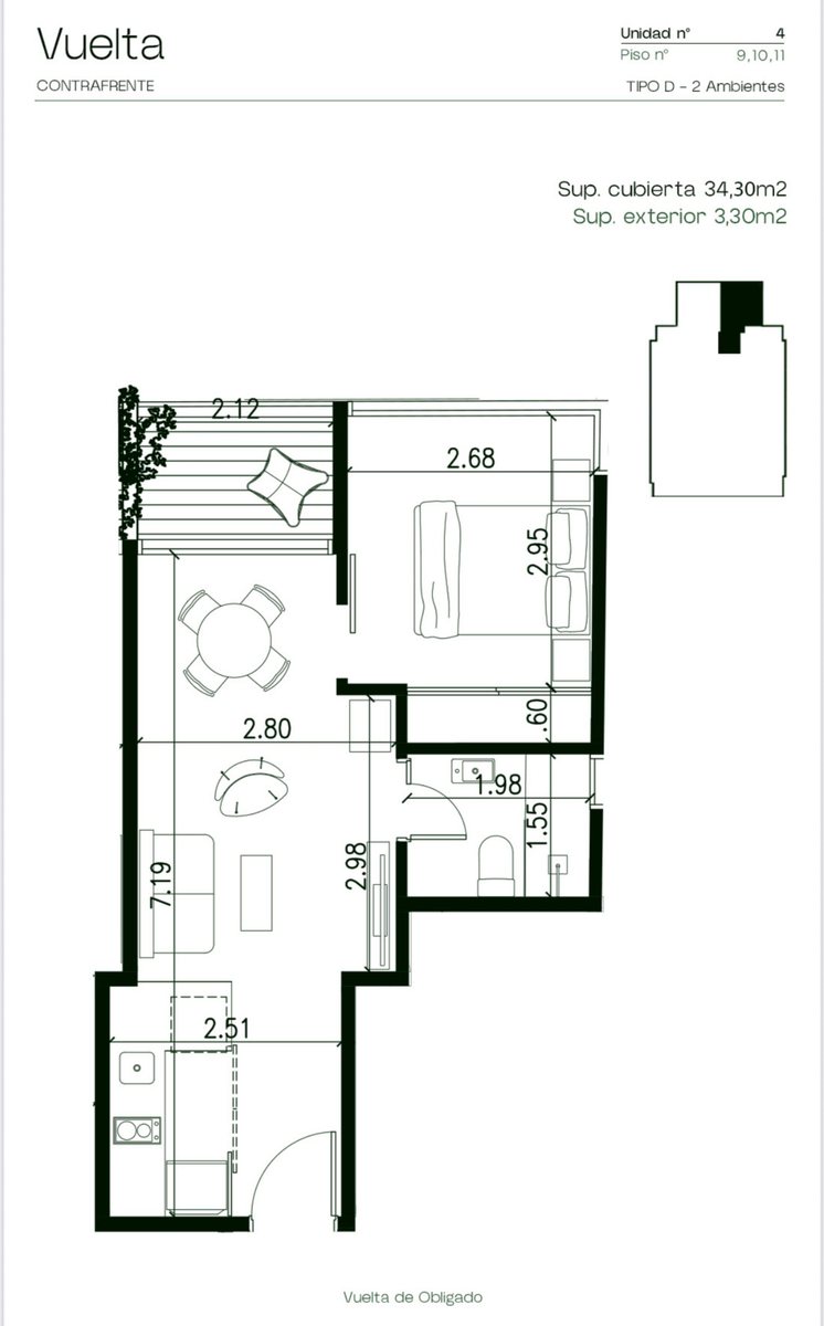 Foto 9 — VENTA POZO 2 AMBIENTES PREMIUM NUÑEZ AMENITIES