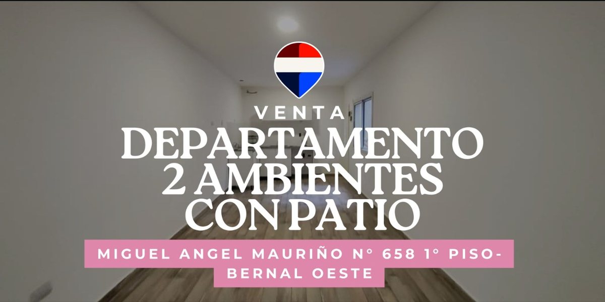 VENTA DEPARTAMENTO A ESTRENAR 1 PISO CON PATIO