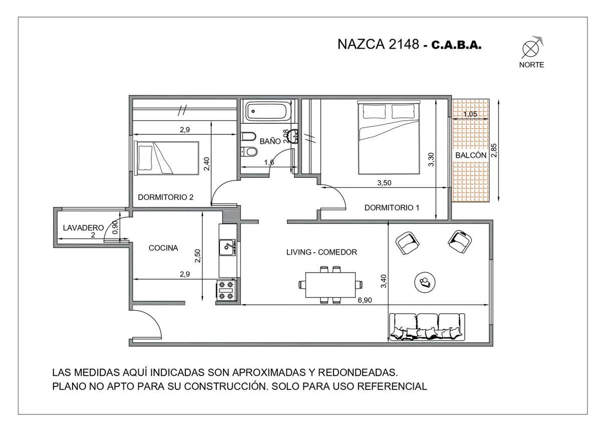 Departamento de 3 ambientes en venta en Villa Santa Rita, Avenida Nazca 2100, foto 3