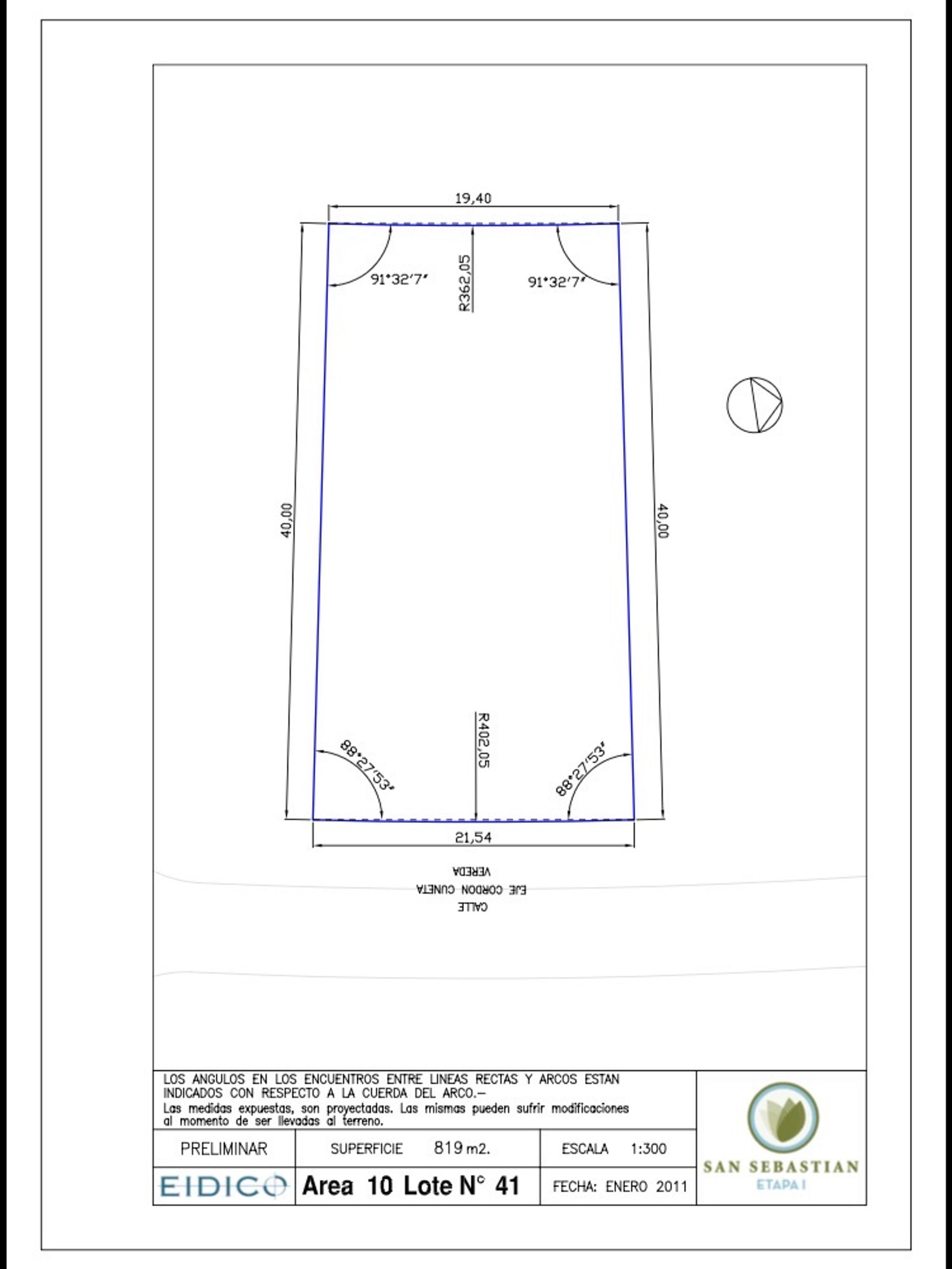 VENTA LOTE INTERNO AREA 10 SAN SEBASTIAN OPORTUNID
