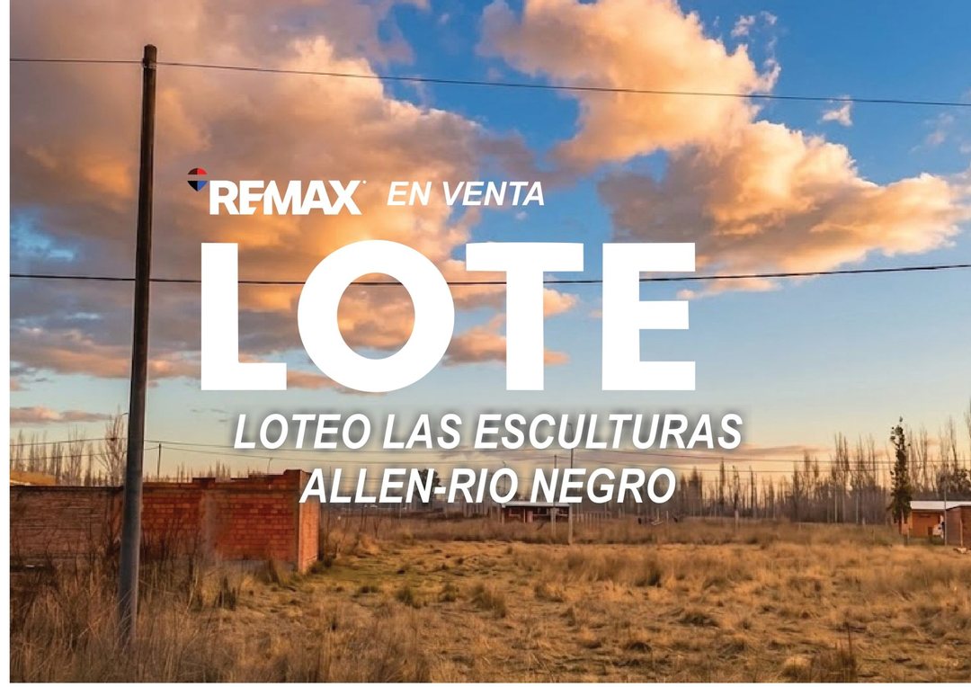 VENTA LOTE LAS ESCULTURAS