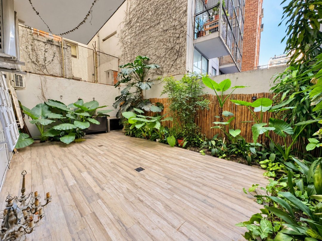 Alquiler Depto de 3 Ambientes c/ patio Las Cañitas