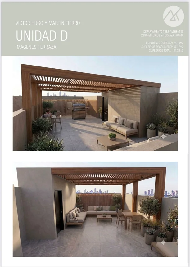 PH de 3 ambientes en venta en Monte Castro, Víctor Hugo 1500