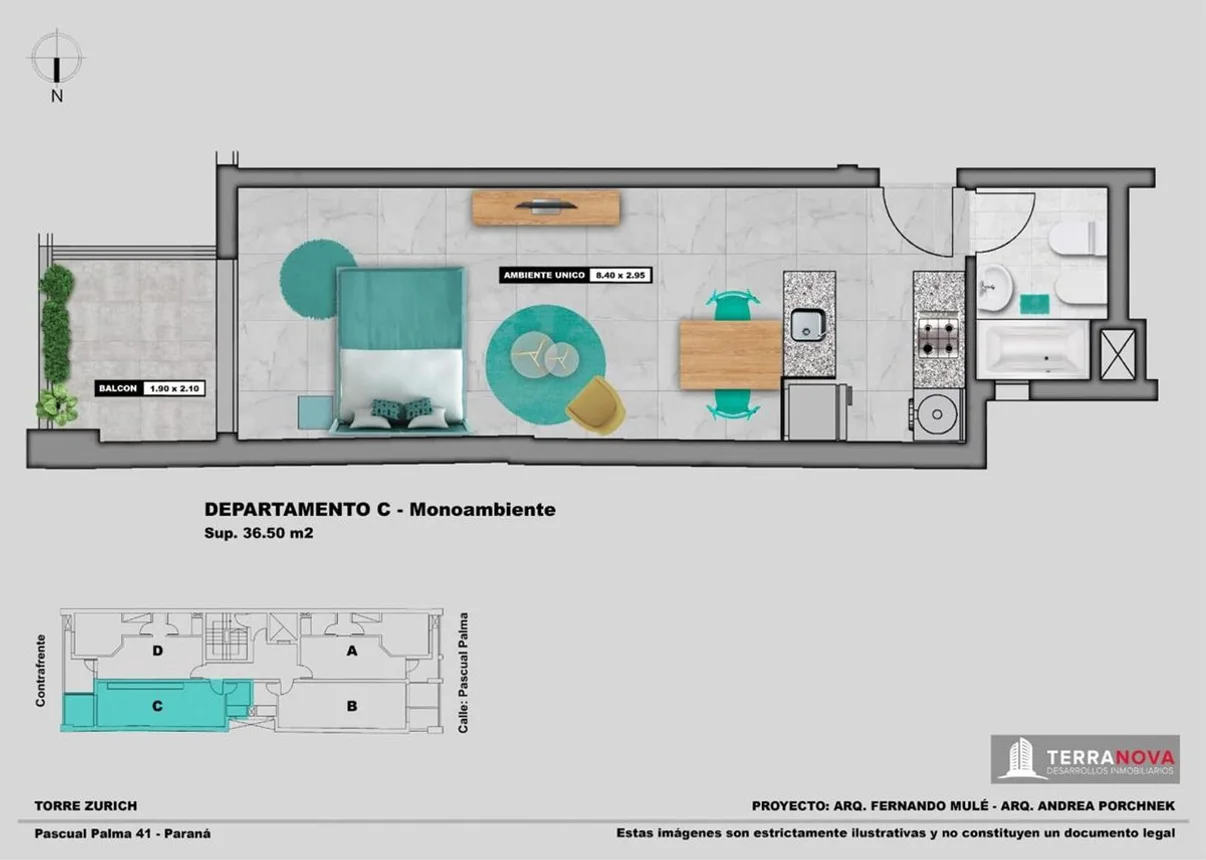 Monoambiente en venta en Paraná, foto 5