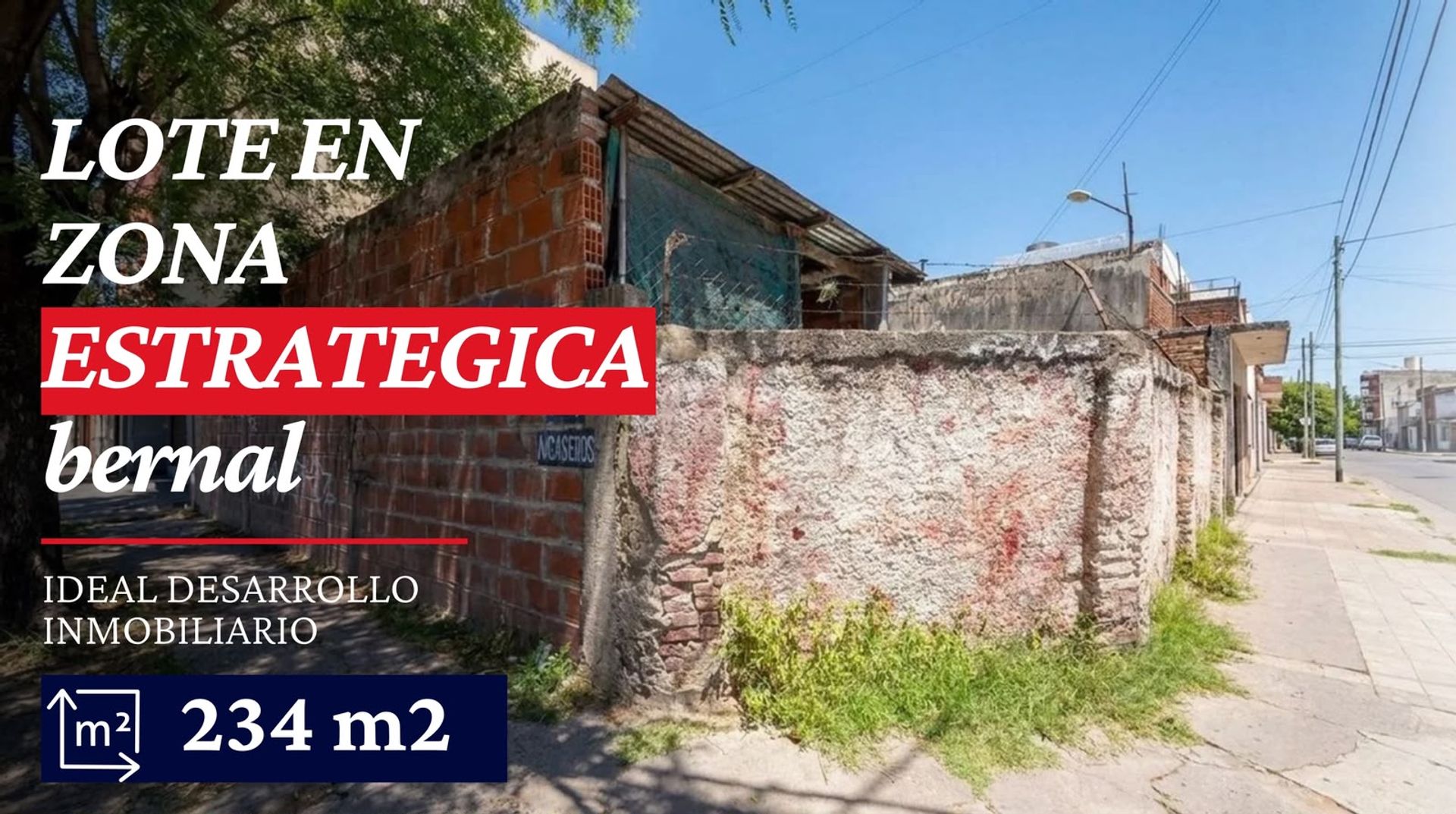 Lote en Venta ideal desarrollo residencial, Bernal