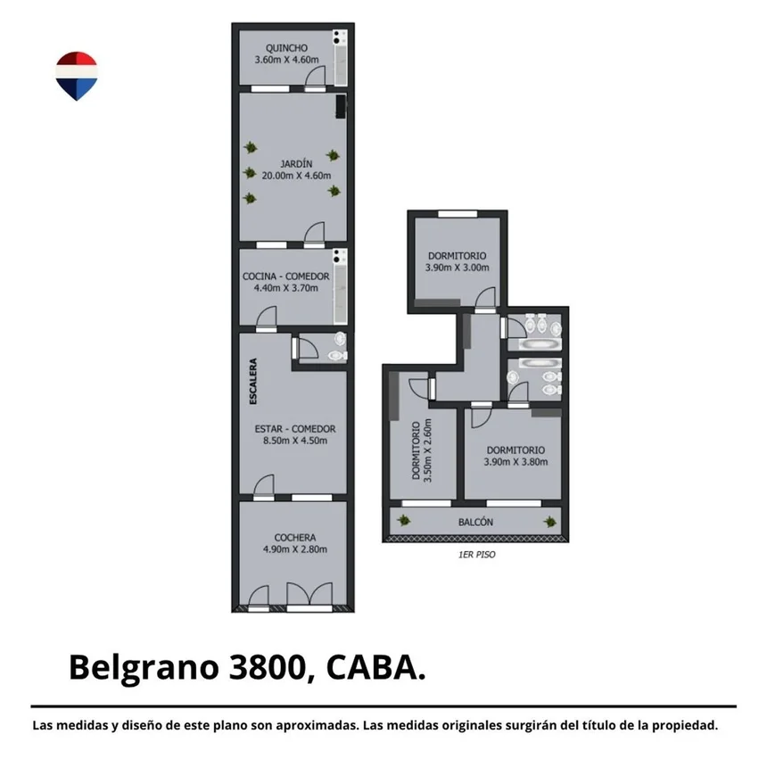Casa dúplex de 4 ambientes en venta en Almagro, Avenida Belgrano 3800, foto 2