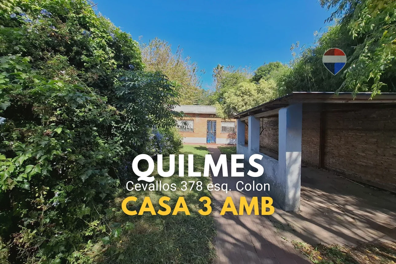 Casa en venta en Quilmes