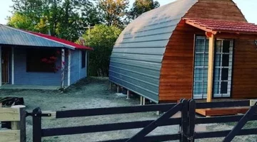 Cabaña de dos dormitorios.