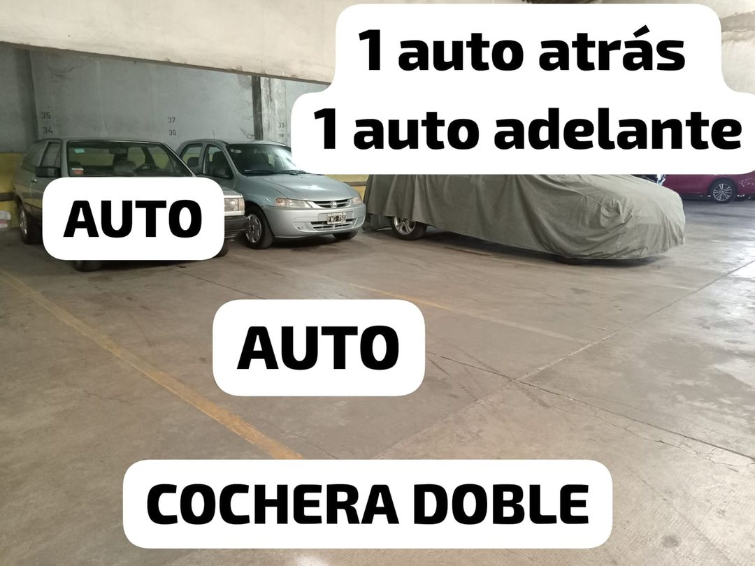 VENTA COCHERA DOBLE CUBIERTA FIJA EN LINIERS