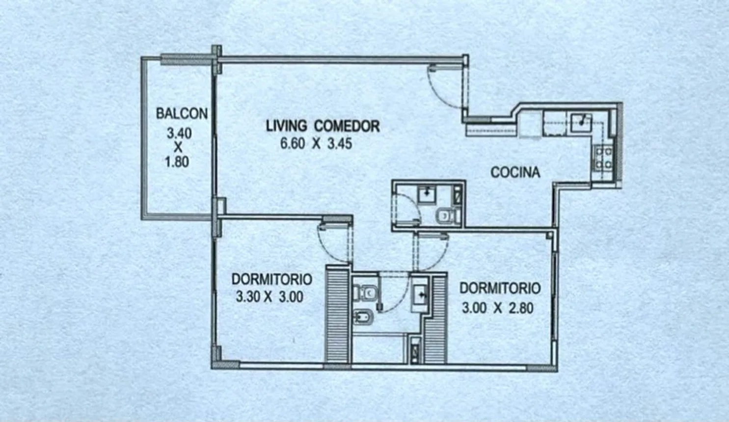 Departamento de 3 ambientes en venta en Barracas, Avenida Regimiento de Patricios 700, foto 2