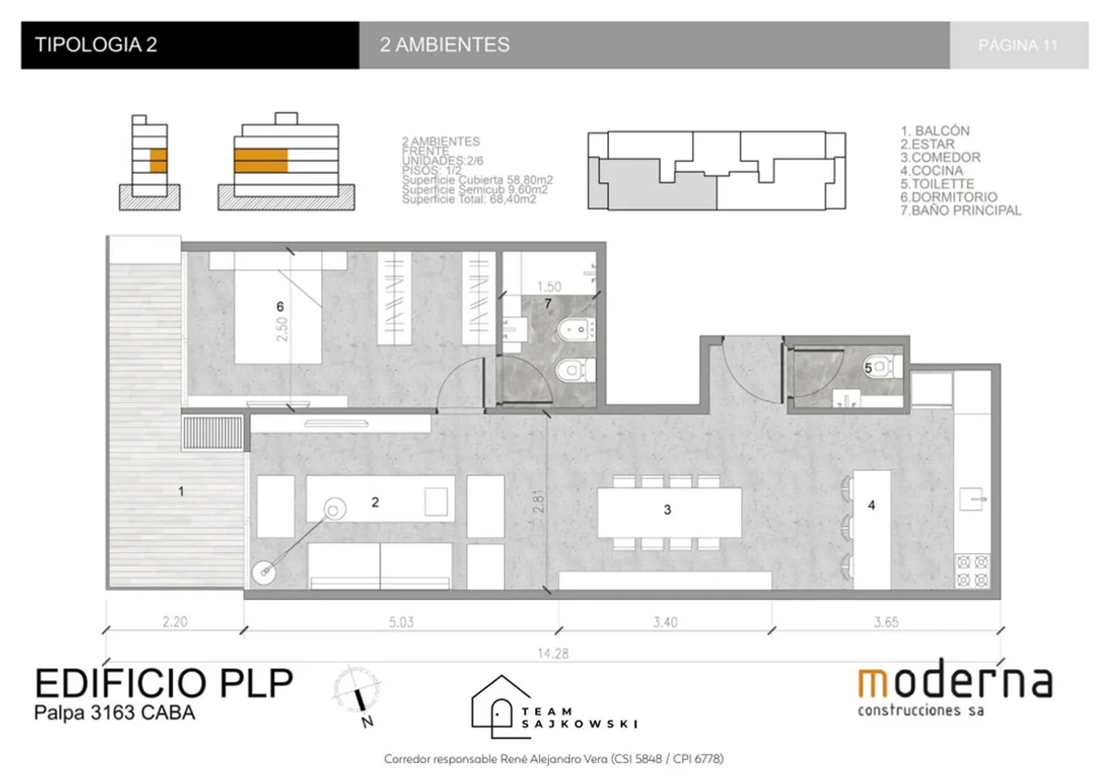 Departamento en venta en Colegiales, foto 2