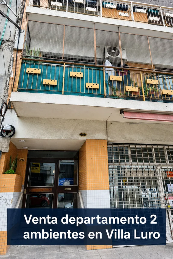 Departamento en venta en Villa Luro
