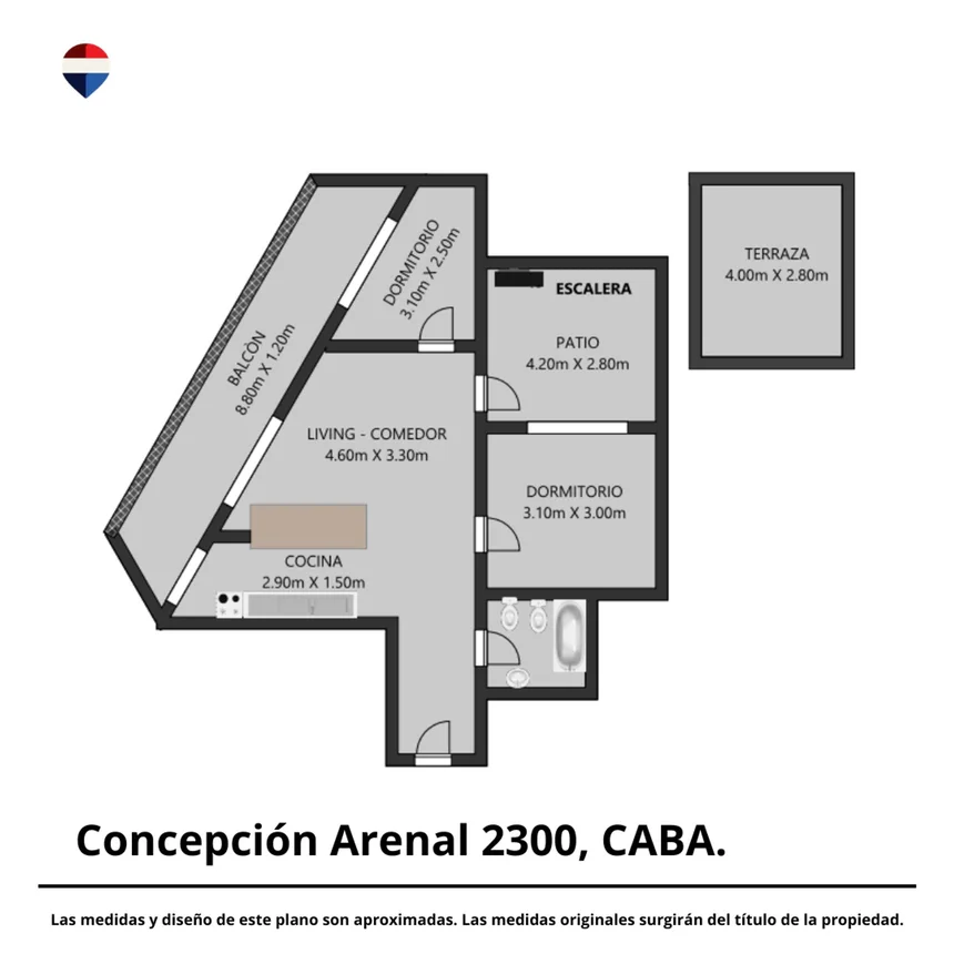 Departamento en venta en Palermo, foto 2