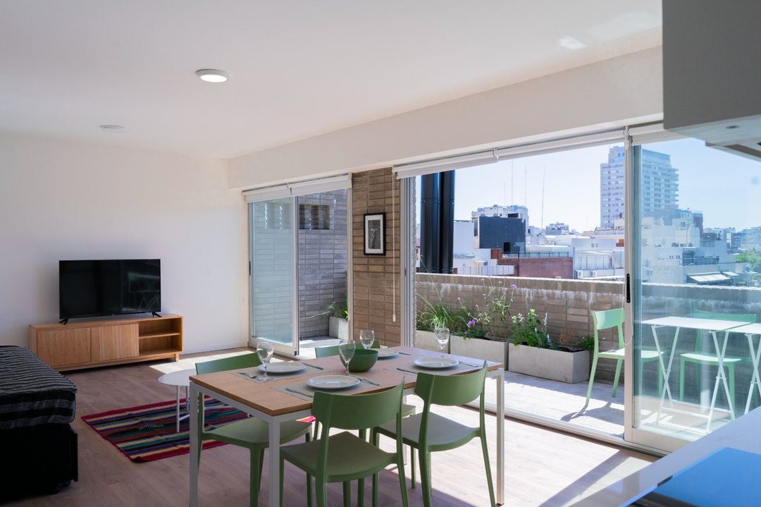 Venta 2 amb div.c/terraza Amoblado en Belgrano