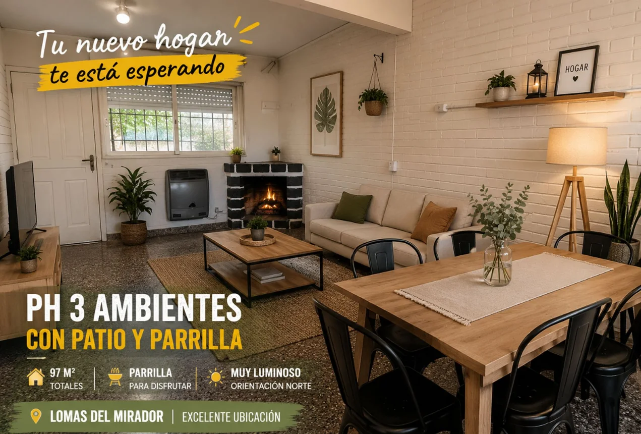 PH de 4 ambientes en venta en Lomas del Mirador, Charcas 3400