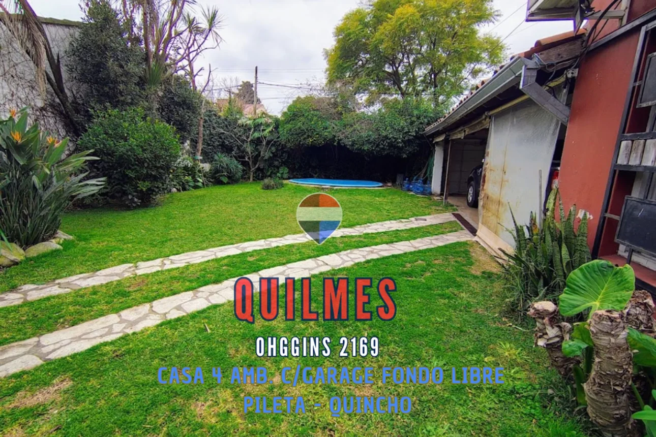 Casa de 4 ambientes en venta en Quilmes, O'higgins 2100