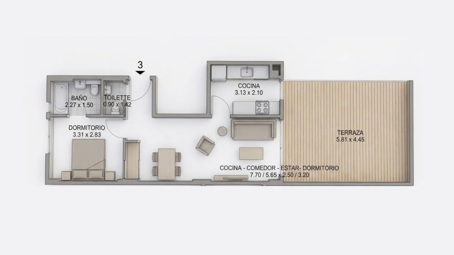 Departamento en venta en Palermo, foto 4