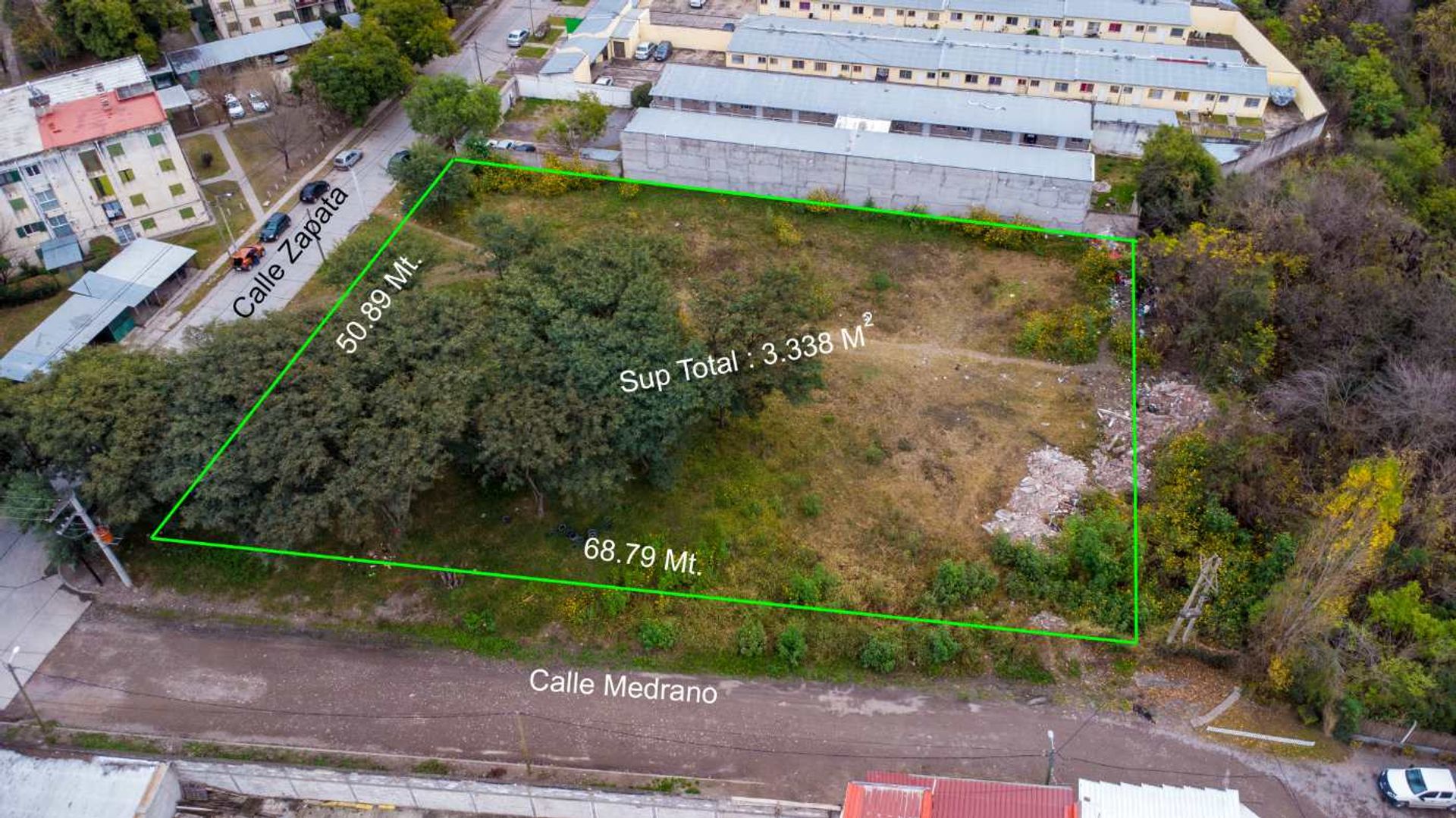 TERRENO VENTA ESQUINA ZONA SUR APTO GALPON 3384M2 - foto 12