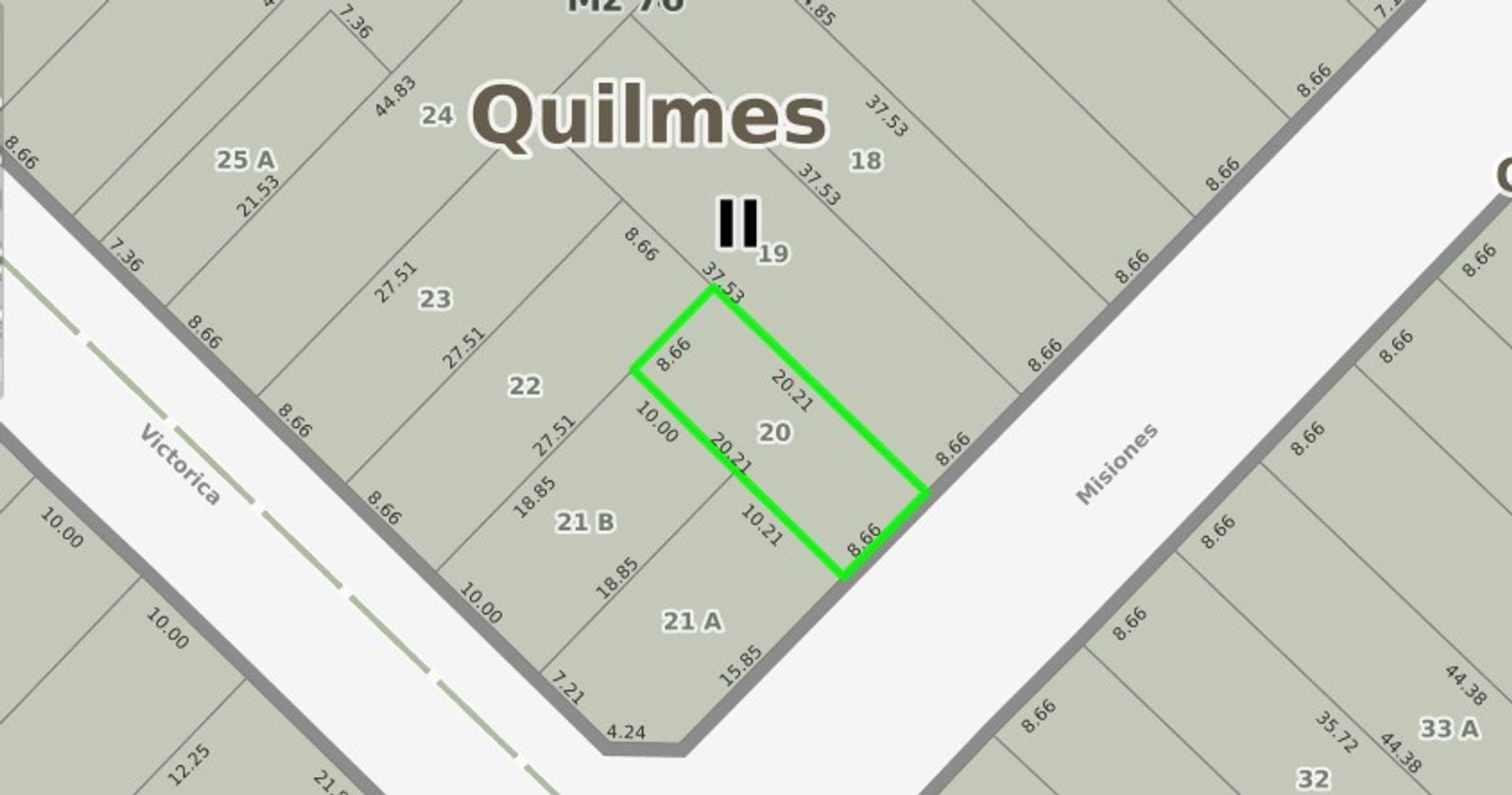LOTE EN VENTA EN BERNAL OESTE