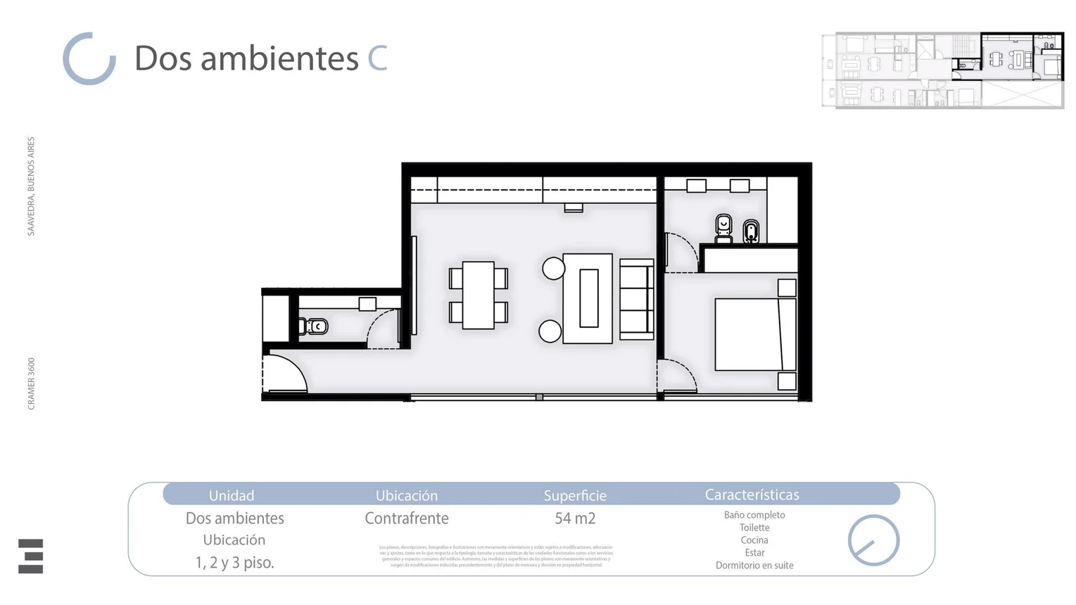 Departamento en venta en Saavedra, foto 2