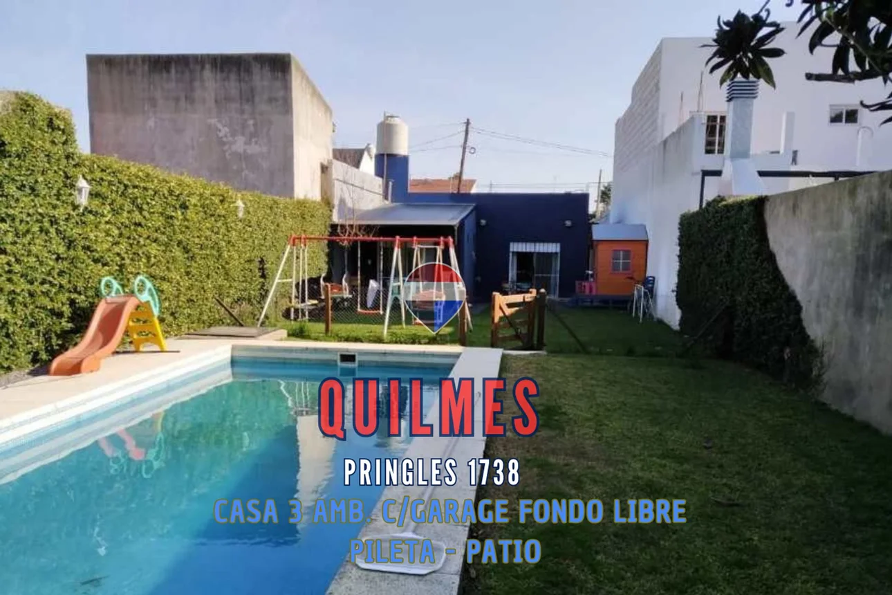 Casa de 3 ambientes en venta en Quilmes, Pringles 1700