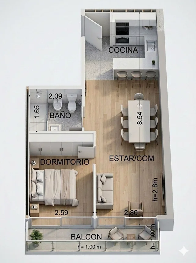Monoambiente en venta en Coghlan, foto 5