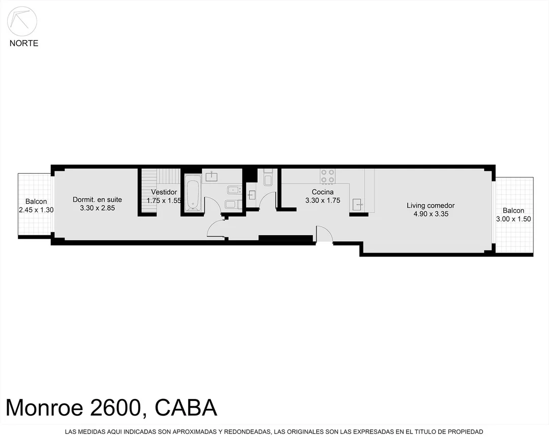 Departamento de 2 ambientes en venta en Belgrano, Monroe 2600, foto 3
