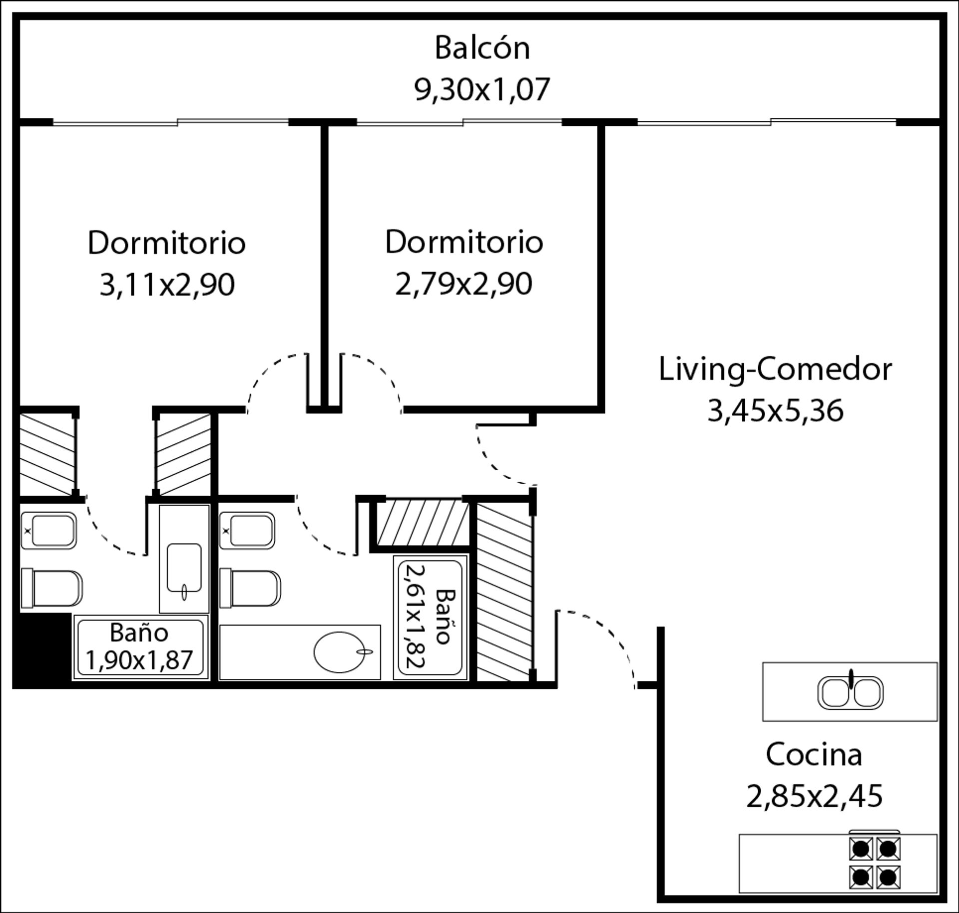 Foto 24 — VENTA DPTO. 3 AMB. COLEGIALES - BELGRANO COCHERA