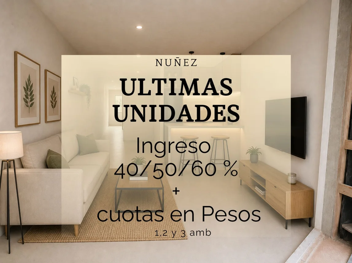 Departamento en venta en Núñez, foto 2