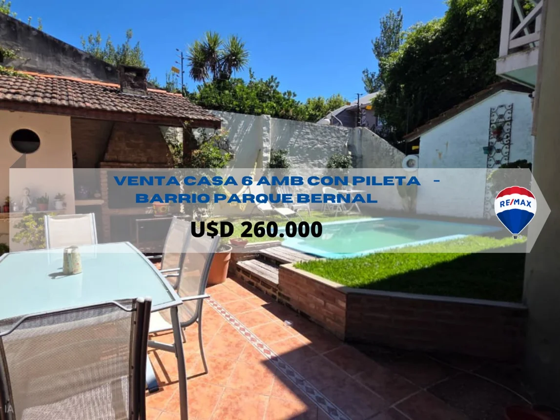 Casa de 6 ambientes en venta en Bernal Este, Chiclana 300