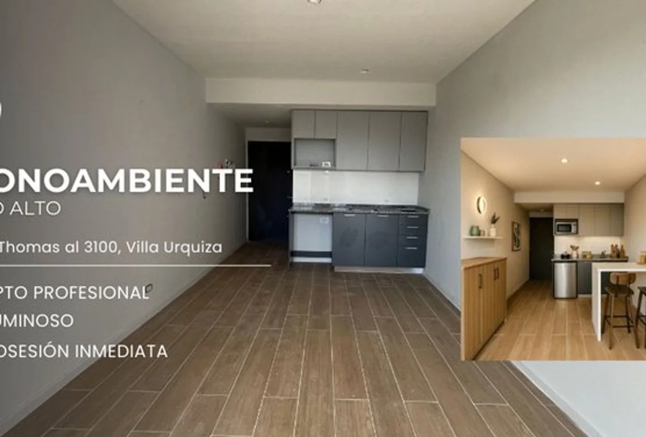Monoambiente en venta en Villa Urquiza