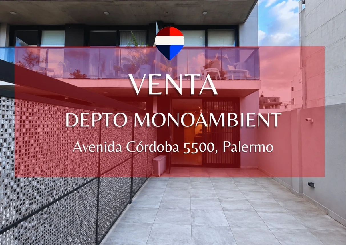 Monoambiente en venta en Palermo