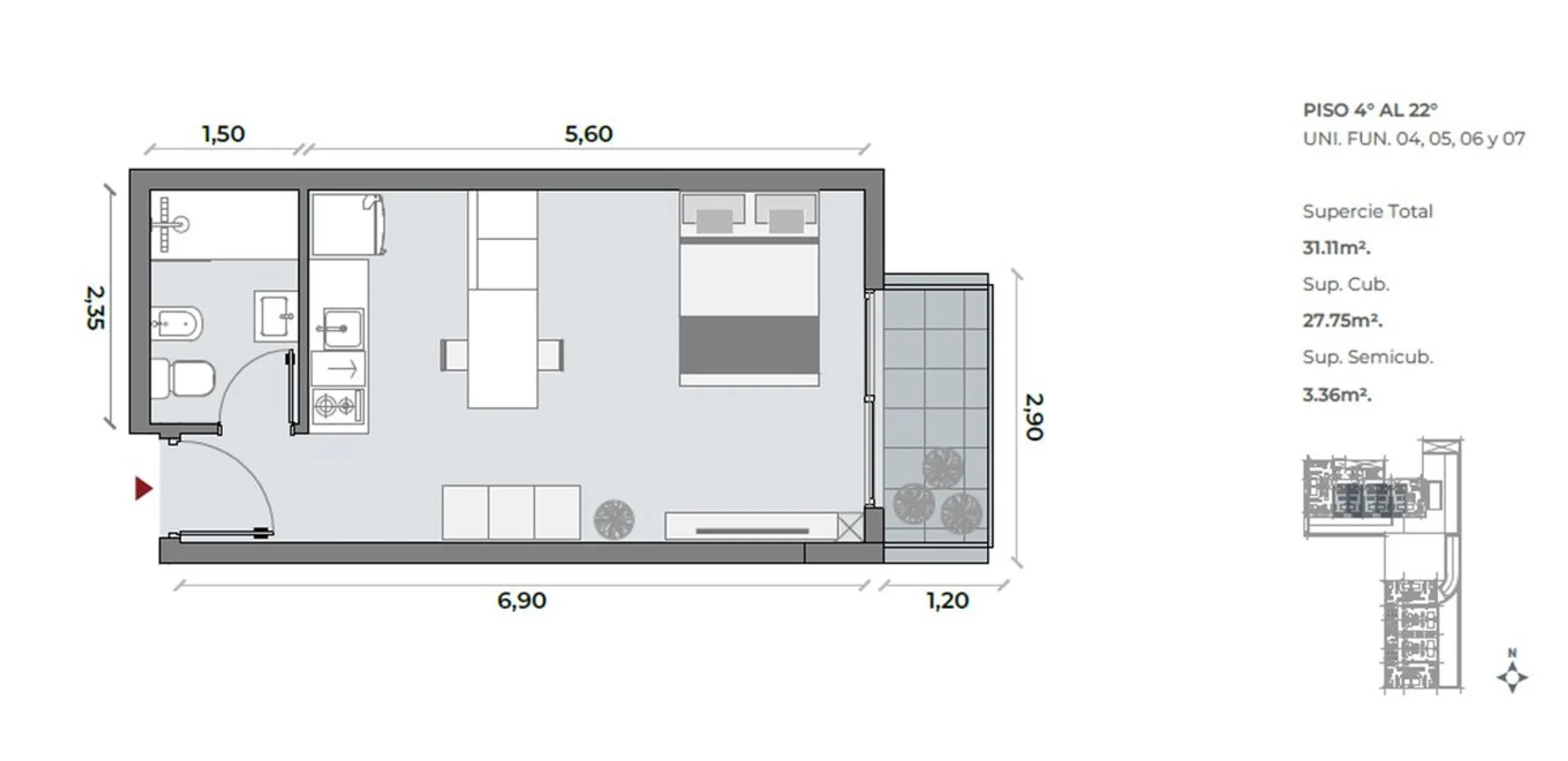 Monoambiente en venta en Neuquén, foto 4