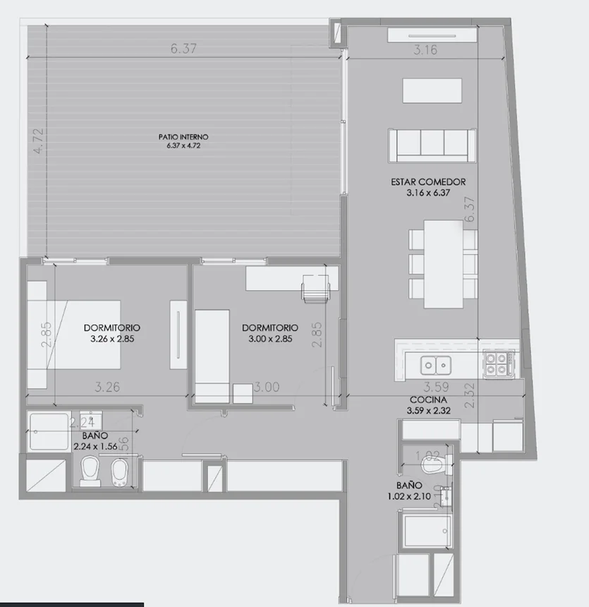 Departamento en venta en Almagro, foto 5