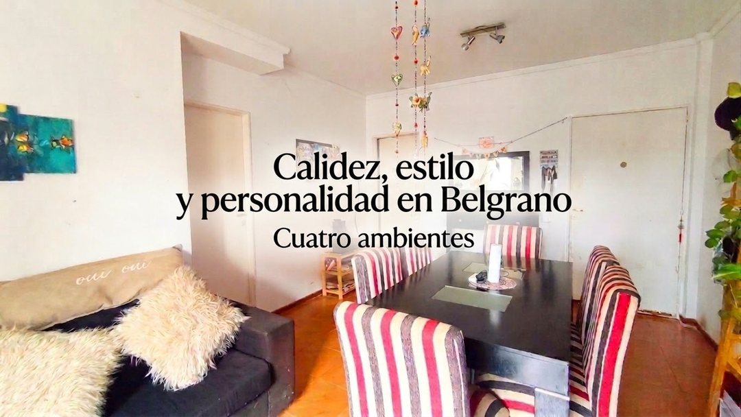 CUATRO AMBIENTES BALCON APTO CREDITO BELGRANO